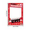 Photo Day Valentines Booth Decor Kit With Paper Frames For Kids Adults Fun Photo