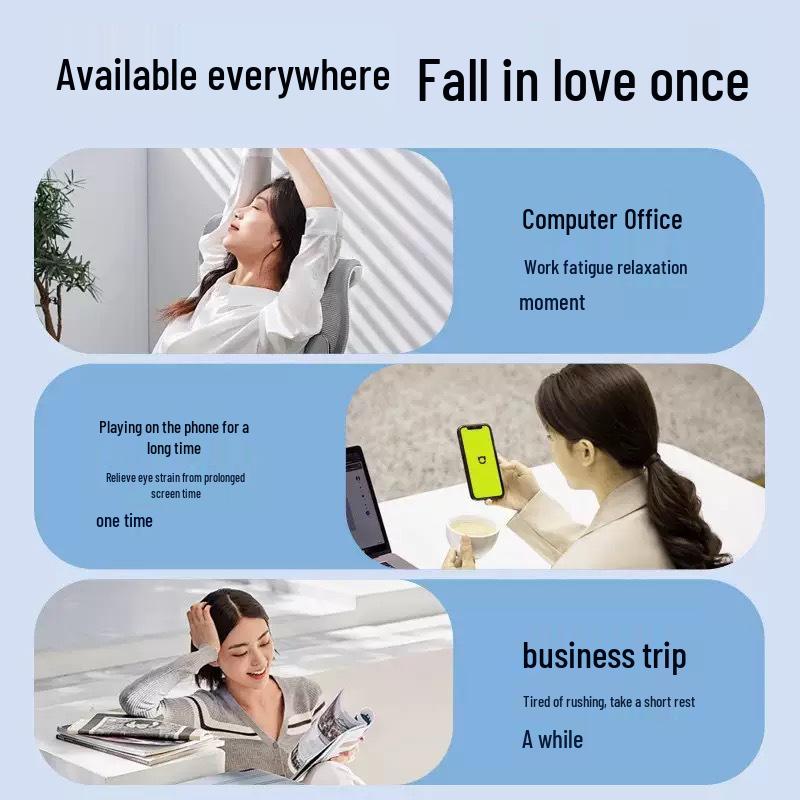 Steam Eye Mask with Lutein: Relieve Eye Fatigue, Hot Compress for Sleep, Suitable for Men, Women, and Students.