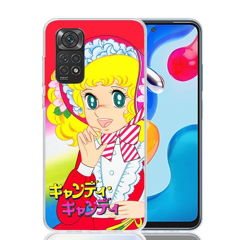 Anime Süßigkeiten Handyhülle Für Xiaomi Redmi Note 13 14 15 Pro Plus 12S 12 14S 11S 11E 10 10S 11 11T 5G 4G Hülle Coque Redmi Note 13