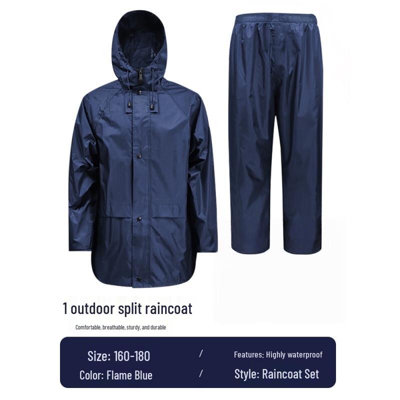 Olive Green Two-Piece Rain Suit