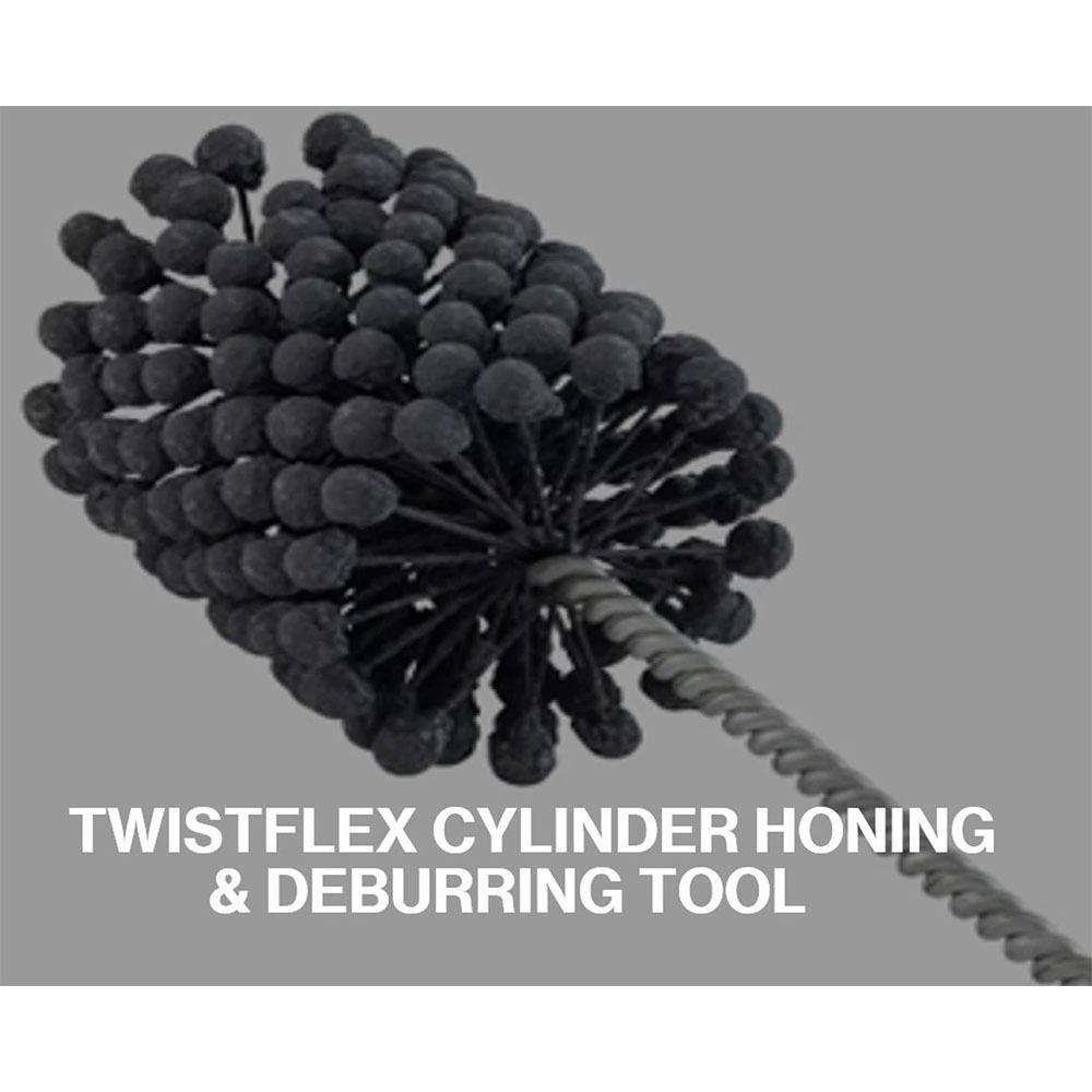 Silicon Carbide Cylinder Hone Brush grey Bore Brush for Brake Cylinders Sturdy   Brake Cylinders