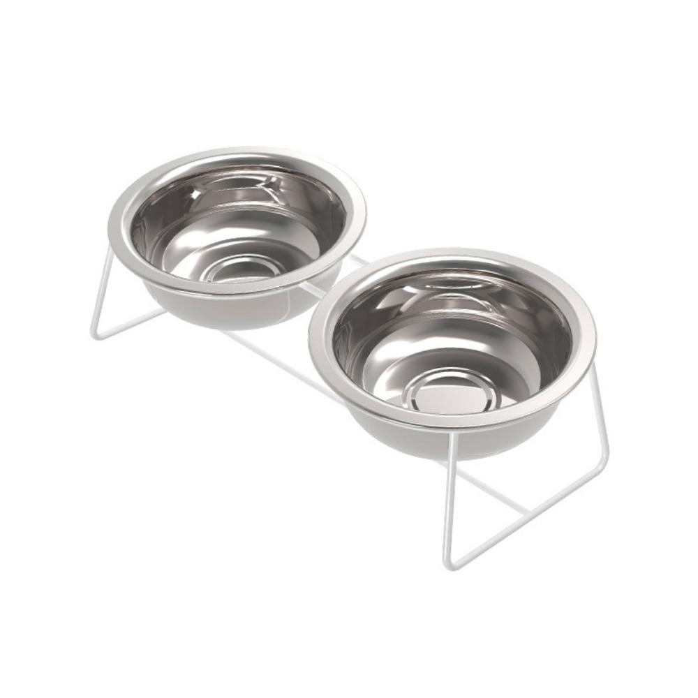Durable Anti Slip Dog Food Bowl 9°Tilted Angle Large Caliber Elevated Cat Bowl Detachable Double Bowl Pet Bowl Pet Supplies