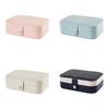 Leather Jewelry Box With Double Layer Large Capacity Organizer For Travel And Gift Giving