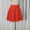 Bright Color Sexy Girl Style Knitted Two-piece Women's Sleeveless Vest High-waist Skirt