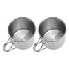 Rustless Steel Metal Drinking Mug 230ml/330ml Travel Tumbler Portable Mug  Trip Use
