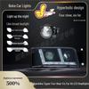 Shandeka Dump Truck Front Headlight Assembly: Super Bright Howo TX All-LED Headlights, Original Parts Modification.