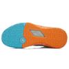 Li Ning Wade Series Team 3 Shock Absorption Support High Top Basketball Shoes Unisex Basketball Shoes Blue Orange ABAK047-5