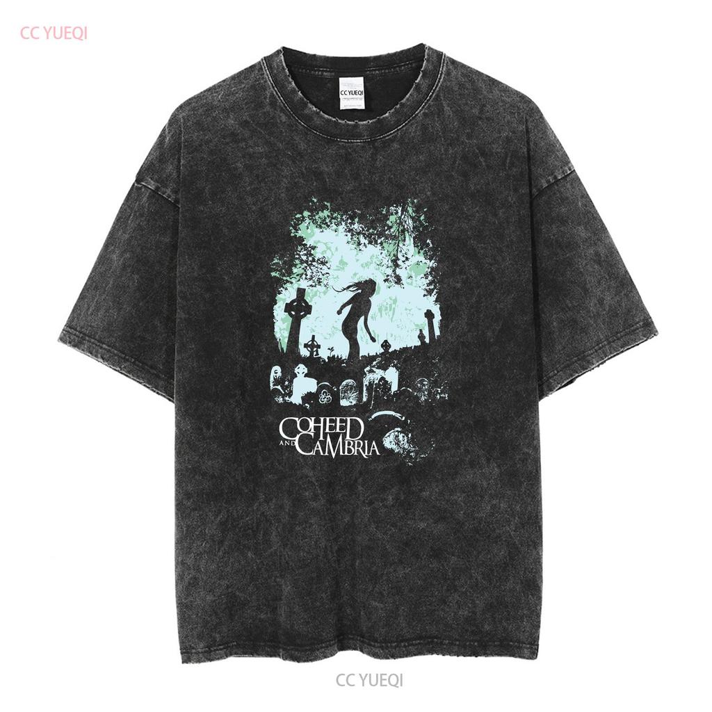 Coheed And Cambria Band T Shirt Cotton All Size S 5XL Vintage Washed Versatile Casual Unisex Slightly Top For Everyday Wear