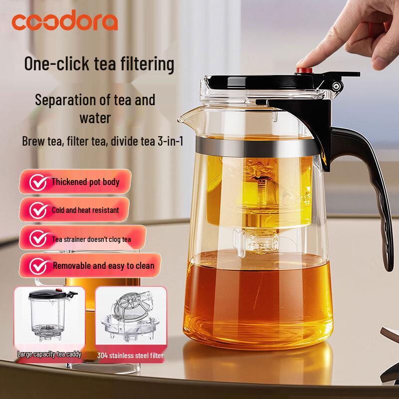 COODORA Glass Tea Maker with Infuser