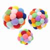 Pet Colorful Plush Toy Playing Ball Dog Puppy Cat Exercise Interactive Training Tool