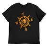 Kompass-Logo T-Shirt Bluse Sportfans Streetwear Herrenmode
