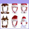 Christmas Santa Hat With Moving Ear Decorations Wholesale Holiday Headwear