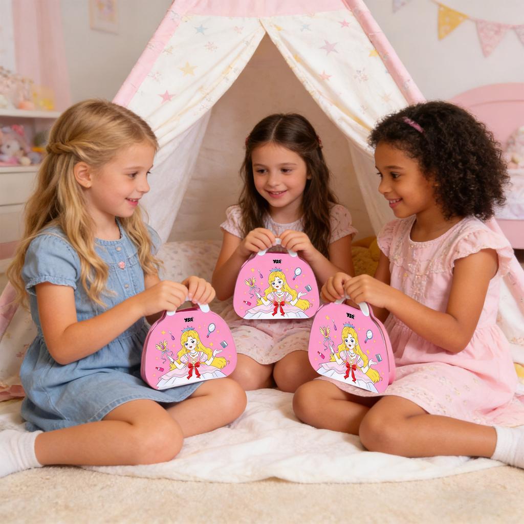 New Special Painting   Princess Book Makeup Craft Kits Foil Art Books Set Play Paper  DIY Paper Makeup Activity Art Craft Kits For Girls