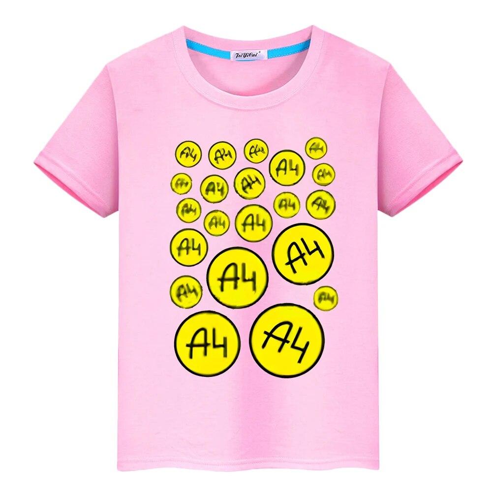Vlad a4 tricou de vară 100% bumbac Anime tricouri scurte băieți Topuri Merch A4 Lamba pride tricou y2k o bucată haine copii fete
