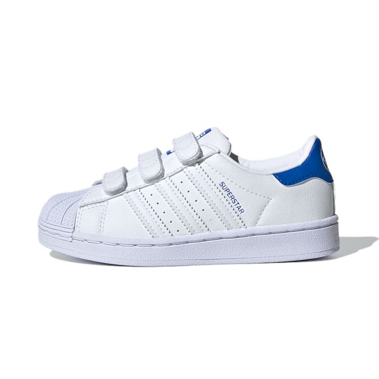 Adidas Originals Cf C Breathable Low-Top Skate Shoes Kids Sneakers White Blue FX7169