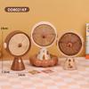 Cartoon Handheld Mini USB Rechargeable Fan - Student Desktop/Office Desk Fan