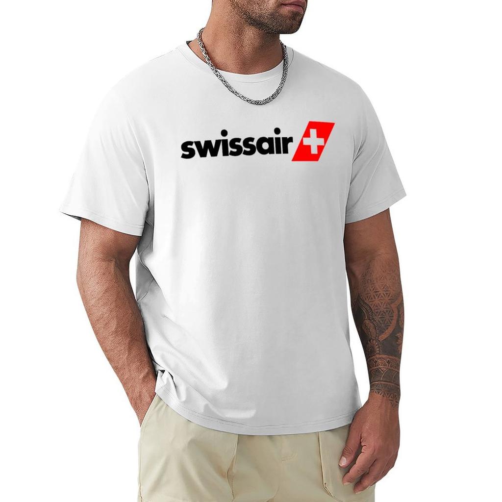 Best Seller Swissairlogo Merchandise Tshirt Lightweight Gym Training Tshirt