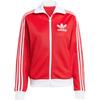 Originals Striped Zipper Side Pocket Long Sleeve Jacket Women Jackets Red JX7850