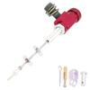 Motorcycle Hydraulic Clutch Master Cylinder Rod Brake Pump - M10x1.25mm Aluminum Alloy Modified (Red)
