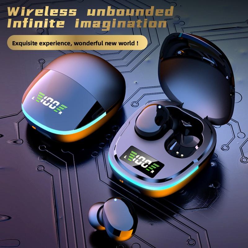 

G9S Беспроводная Bluetooth-гарнитура Спортивные наушники со светодиодным дисплеем Шумоподавление Fone Bluetooth-наушники Беспроводные наушники