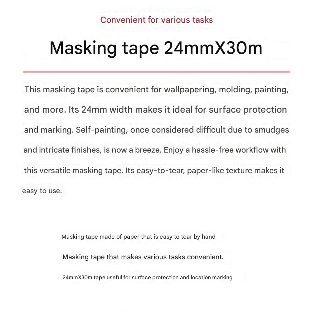 Kreppband 24mm x 30m