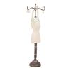 Velvets Covered Wood Jewelry Display Stand with Elegant Design Suitable for Secure Necklace and Bracelet Exhibition