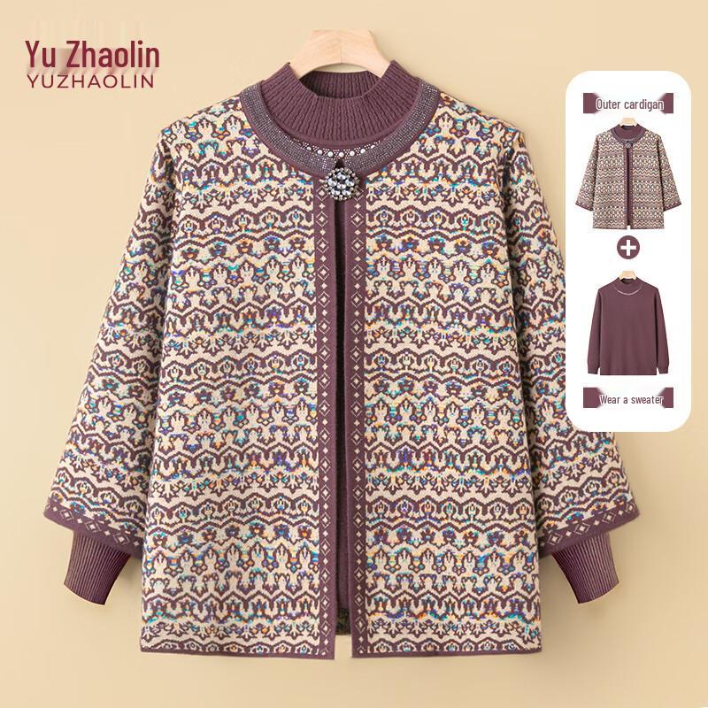 

YUZHAOLIN Women s Autumn/Winter Knit Cardigan Sweater XL