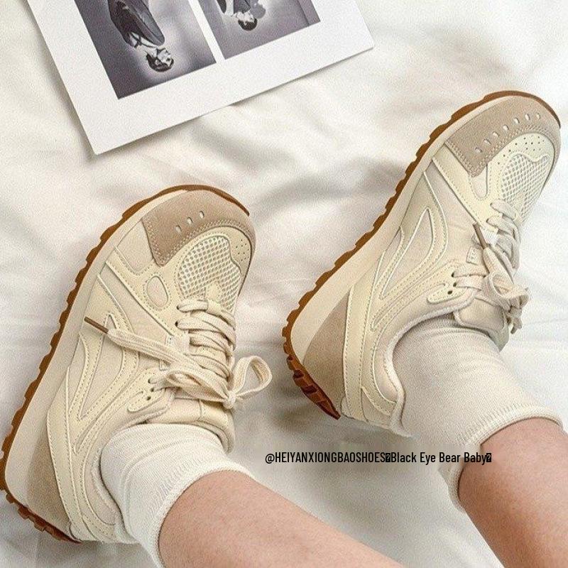 

Women s Low-top Lace-up Business Winter Shoes with Rubber Soles 36 абрикосовий