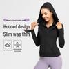 Women's Air Layer Hooded Jacket & Casual Loose Sportswear Set