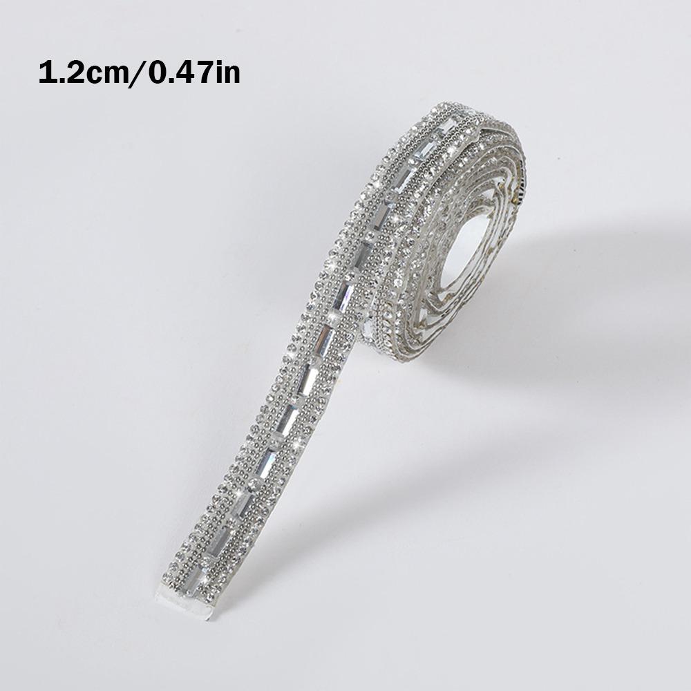 Sewing Accessories Self Adhesive Rhinestone Strips DIY Crystal Rhinestone Roll  Party Decoration