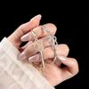 Zircon Heart Hollow Out Bracelet For Women Simple Versatile Fashion Bracelet Temperament Light Luxury Bracelet Gift