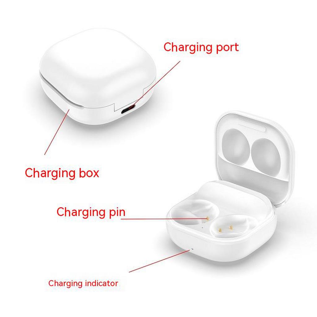 Replacement Charging Bin Compatible For Samsung Galaxy Buds2 Sm-r177 Charger Headphone Travel Charging Case