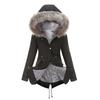 Hooded Fashion Trend Women's Thickened Warm Mountaineering Windproof Waterproof Fluffy Lightweight Comfortable Long-sleeved Cotton Down Jacket