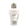 Soquete de Lâmpada com Sensor de Movimento E27 Retardo de 10-300 Segundos Adaptador de Suporte de Lâmpada Inteligente Uso Interno