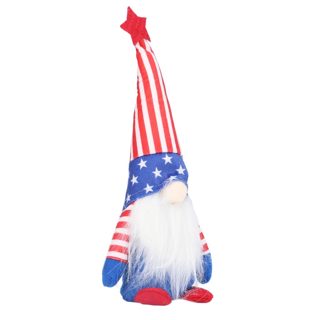 Den nezávislosti Gnome Roztomilý Ručně vyráběný Krásný Význam Gnome Plyšová Dekorace pro Kancelář Obývací Pokoj
