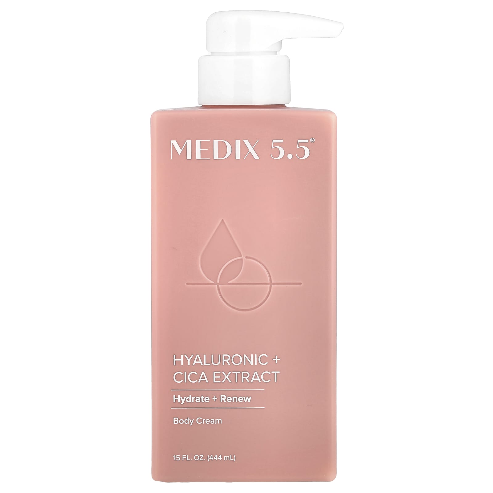 

Medix 5.5, Hyaluronic + Bulgarian Rose, Instant Hydration Cream, 444Ml(15Fl Oz)