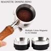 51mm 53mm 58mm Aluminum Espresso Coffee Dosing Ring Magnetic Dosing Funnel Coffee Accessories. Super Magnetic. PerfectFit