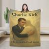 Charlie Kirk Coperta Angelic Advocate Qualità Calda Morbida Coperta da Divano Inverno Viaggio Soggiorno Stampa Copriletto