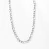 Men's Stainless Steel Cross Necklace - 8mm Polished Cuban Chain, Fashionable Titanium Steel Jewelry