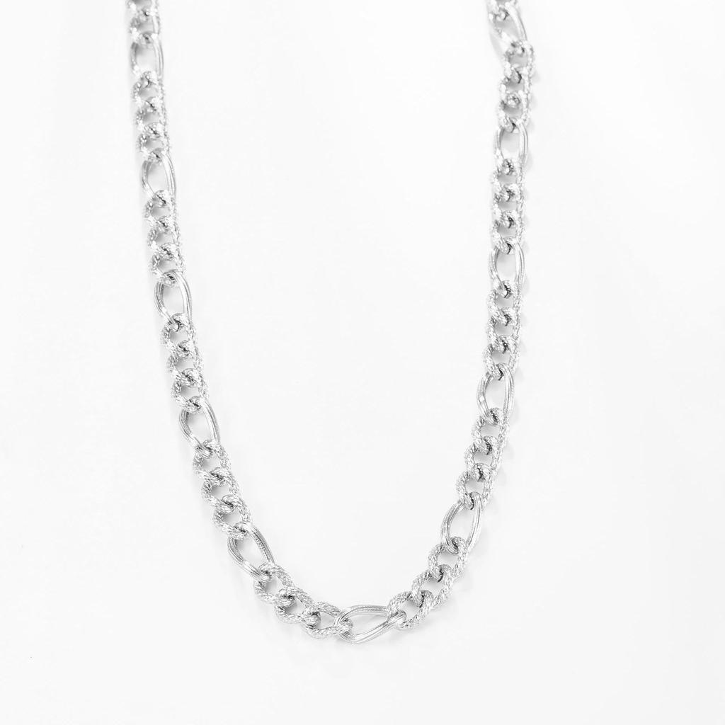 Men's Stainless Steel Cross Necklace - 8mm Polished Cuban Chain, Fashionable Titanium Steel Jewelry