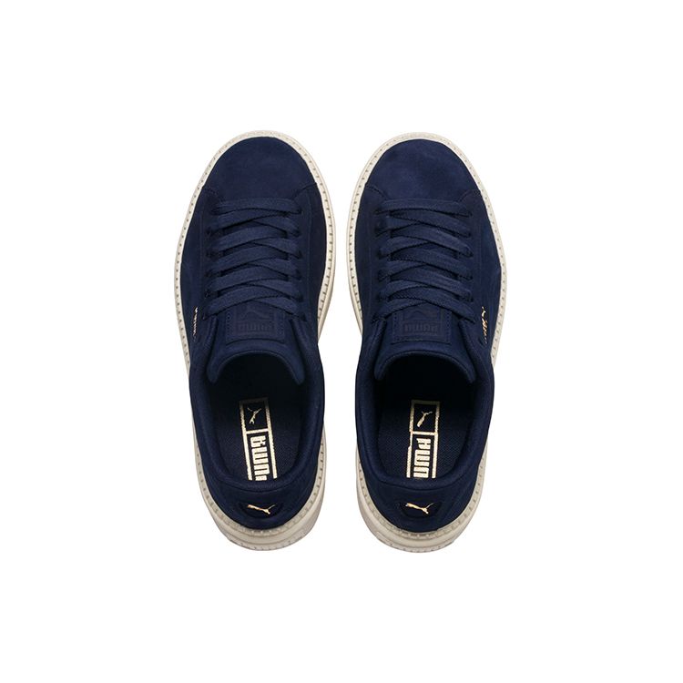 Puma Platform Trace Low Top Sneakers Women Sneakers Navy-Blue 369642-03