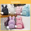 Rabbit Cute Sequined Ear Backpack Pu Material Suitable For Childrens Life Daily