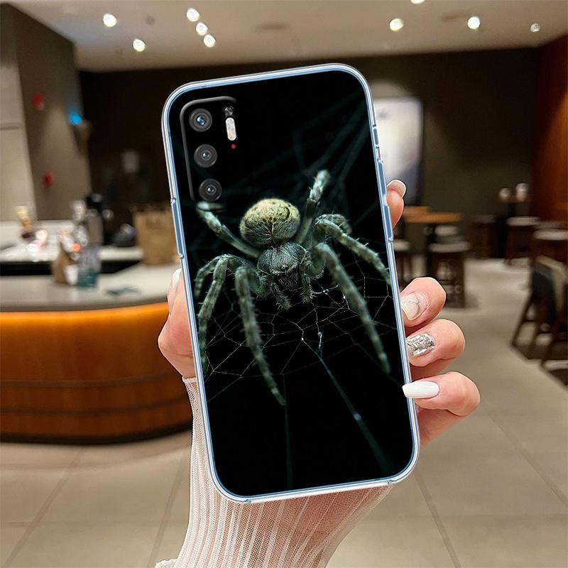 

NH40 Spider Transparent Phone Case for Motorola Moto G40 G04 G05 One Ace Action Fusion + Plus Hyper Macro Vision Zoom Motorola One Action