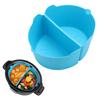 1 Set 6/7/8QT Slow Cooker Liner Reusable Leakproof Dishwasher Safe Slow Cooker Divider Cooking Silicone Liner Kitchen Gadgets