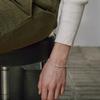green [925 silver] Eight.silver.69 / handle dew bracelet