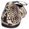 Zara Versatile Commuter Printed Pleated Bow Ballet Casual Flats 1cm Women Flats Snake-Print 13503510-38