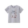 Kinder T-Shirt Mädchen Ins Sommer Kinder Cartoon Mode Kurzarm Gestrickt Rundhals Jungen Top