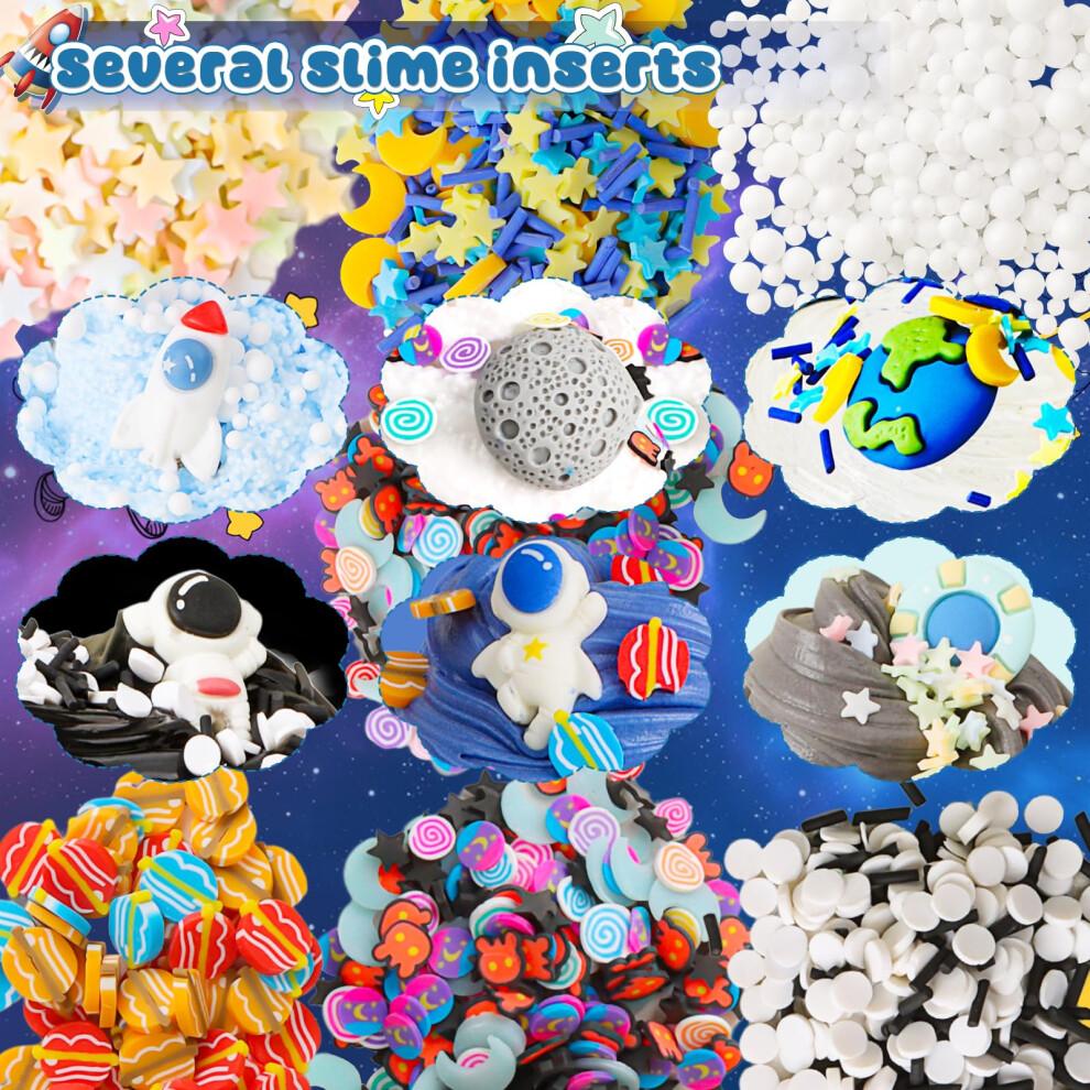 6 Packs Slime Making Kit Soft and Non-Sticky, Cloud Slime, Butter Slime & Crystal Slime?DIY Slime Kit Party Favorsfor Girls And Boys?Starry Sky ?