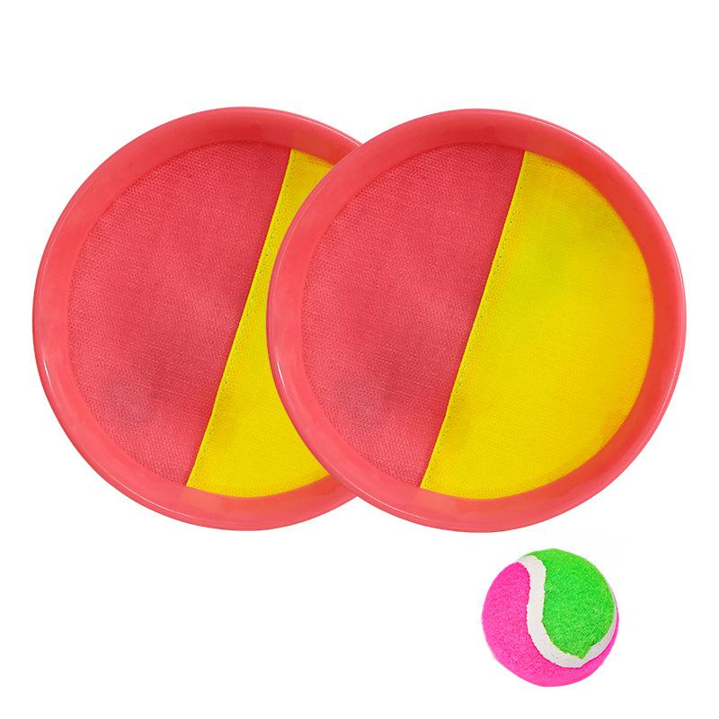Gioco Interattivo Lancio Giocattolo per Famiglia all'Aperto Gioco di Lancio e Presa con Palla Set per Bambini Sport all'Aperto Racchetta con Bersaglio Appiccicoso Palla Appiccicosa Racket a Ventosa