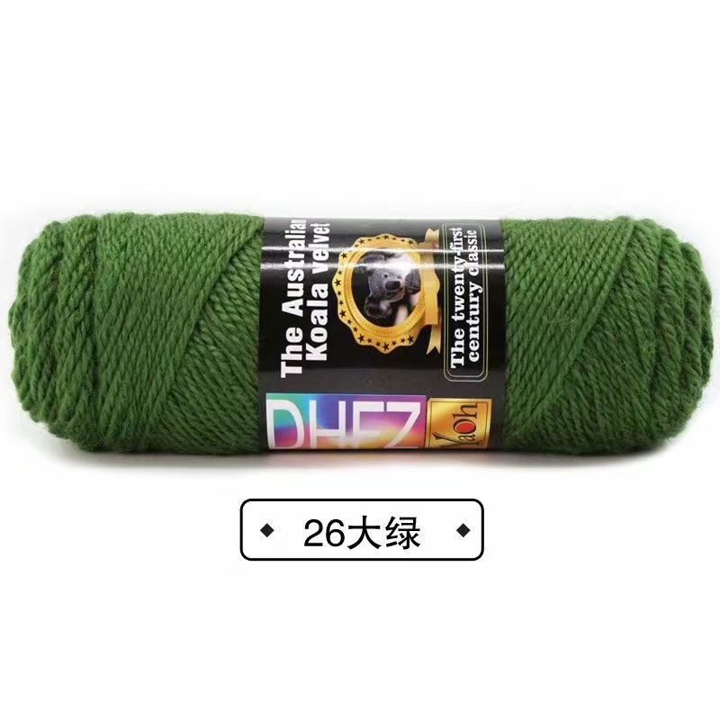 100G Wool Blended Koala Fleece Hand-knitted Medium Thick Yarn Rod Needle Thread Jacket Scarf DIY Knitting&Crocheting